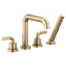 Brizo Litze HL639 Roman Tub Faucet Notch Lever Handle Kit, luxe gold - view 2