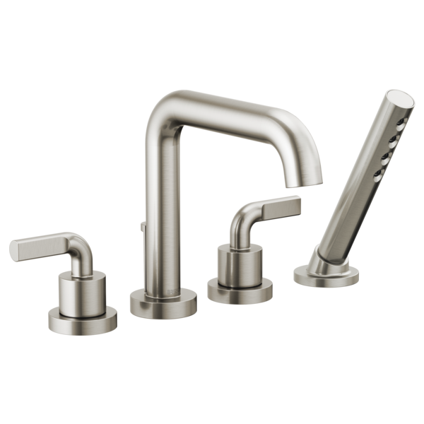 Brizo Litze HL639 Roman Tub Faucet Notch Lever Handle Kit, luxe nickel - view 2
