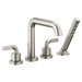 Brizo Litze HL639 Roman Tub Faucet Notch Lever Handle Kit, luxe nickel - view 2