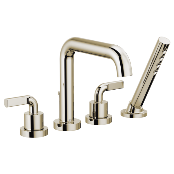 Brizo Litze HL639 Roman Tub Faucet Notch Lever Handle Kit, polished nickel - view 3