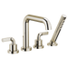 Brizo Litze HL639 Roman Tub Faucet Notch Lever Handle Kit, polished nickel - view 3