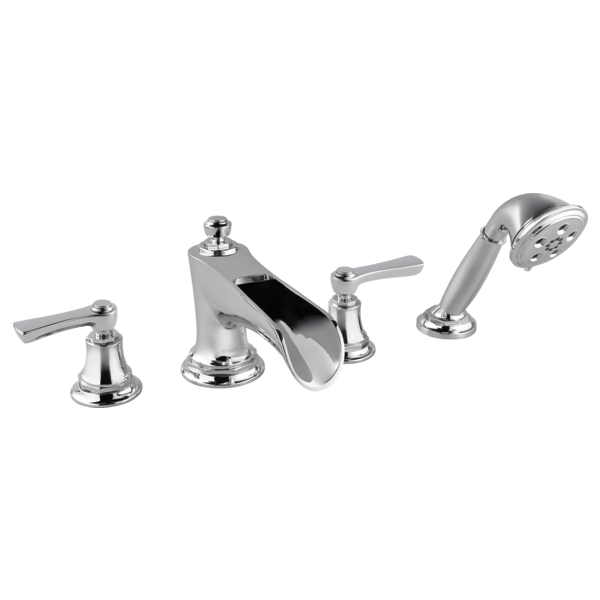 Brizo Rook HL660 Roman Tub Faucet Lever Handle Kit, chrome - view 2