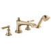 Brizo Rook HL660 Roman Tub Faucet Lever Handle Kit, luxe gold - view 2