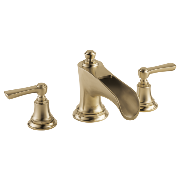 Brizo Rook HL660 Roman Tub Faucet Lever Handle Kit, luxe gold - view 4