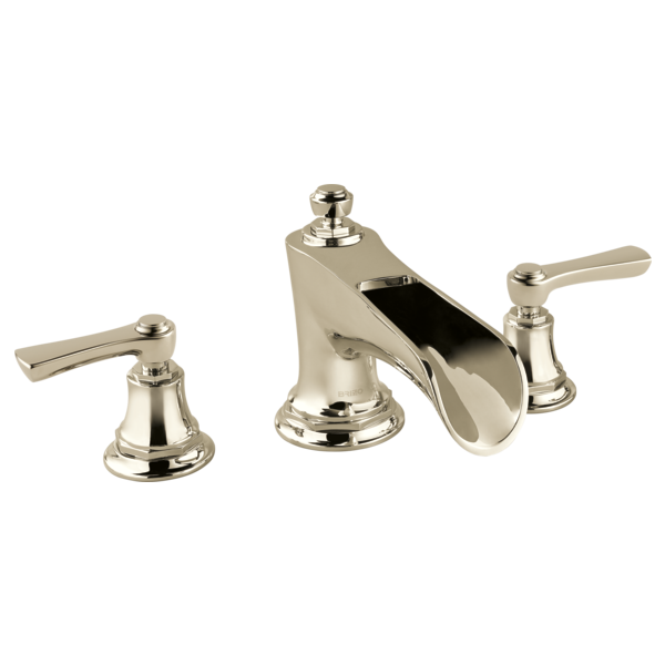 Brizo Rook HL660 Roman Tub Faucet Lever Handle Kit, polished nickel - view 3