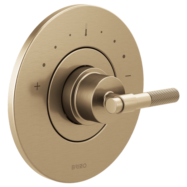 Brizo Litze HL6633 Sensori Thermostatic Valve Trim T-Lever Handle Kit, luxe gold - view 2