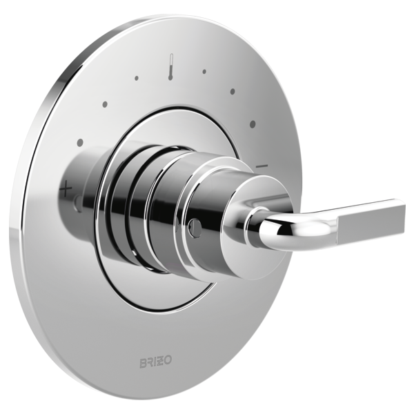Brizo Litze HL6639 Sensori Thermostatic Valve Trim Notch Lever Handle Kit, chrome - view 2