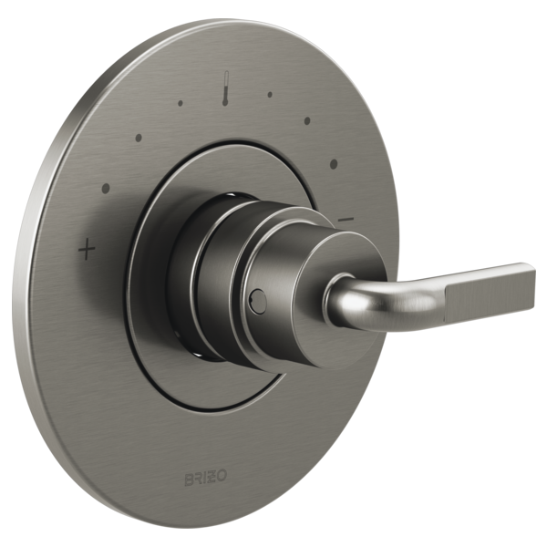 Brizo Litze HL6639 Sensori Thermostatic Valve Trim Notch Lever Handle Kit, luxe steel - view 2