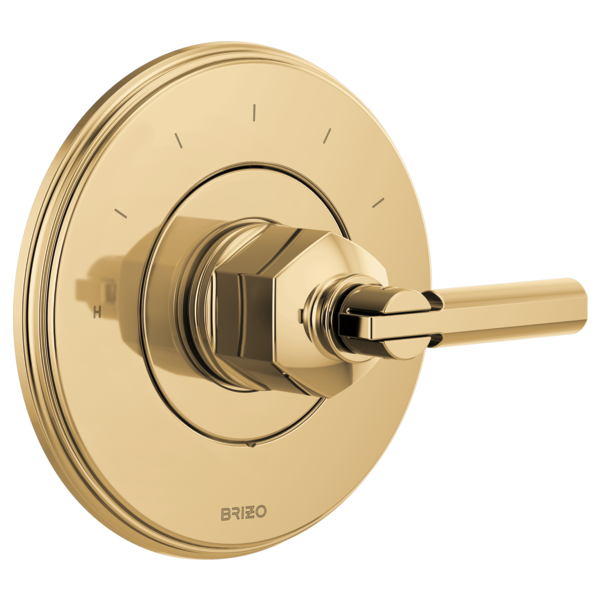 Brizo Invari HL6676 Sensori Thermostatic Valve Trim Lever Handle Kit, polished gold - view 2