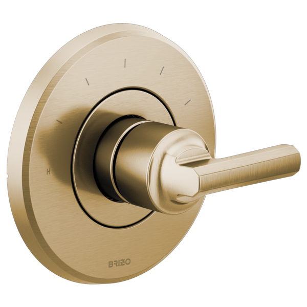 Brizo Levoir HL6698 Sensori Thermostatic Valve Trim Lever Handle Kit, luxe gold - view 3