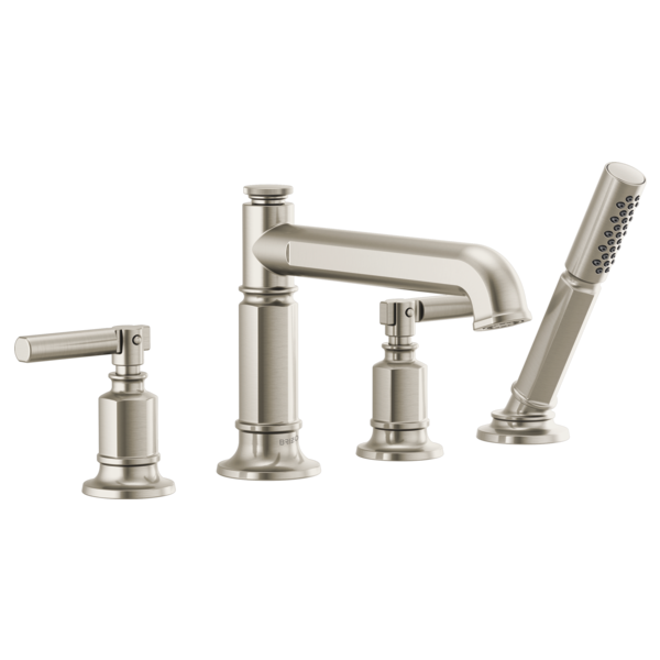 Brizo Invari HL676 Roman Tub Faucet Lever Handle Kit, luxe nickel - view 2