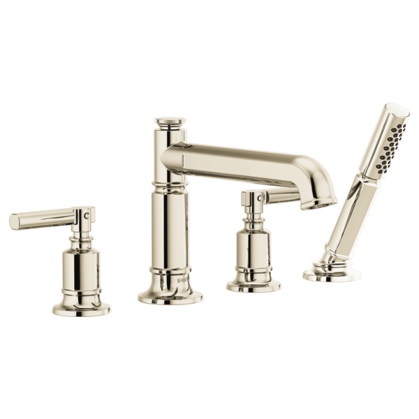 Brizo Invari HL676 Roman Tub Faucet Lever Handle Kit, polished nickel - view 3