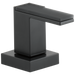 Brizo Siderna HL682 Roman Tub Faucet Solar Gray Glass Lever Handle Kit, matte black