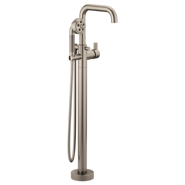Brizo Litze HL7032 Single-Handle Floor Mount Tub Filler Lever Handle Kit, luxe nickel - view 2