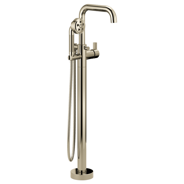 Brizo Litze HL7032 Single-Handle Floor Mount Tub Filler Lever Handle Kit, polished nickel - view 2