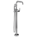 Brizo Litze HL7034 Single-Handle Floor Mount Tub Filler Industrial Lever Handle Kit, chrome - view 2