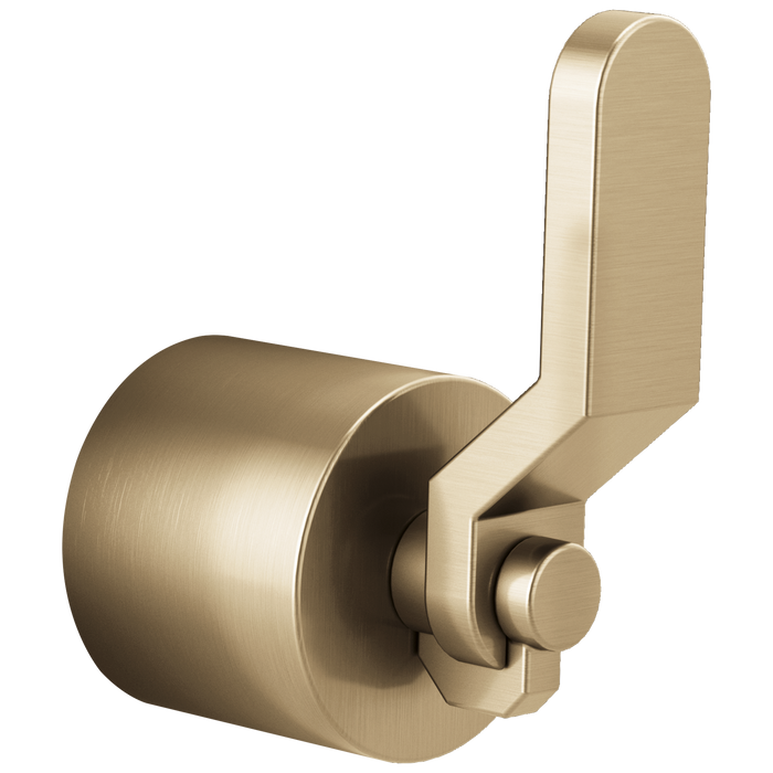 Brizo Litze HL7034 Single-Handle Floor Mount Tub Filler Industrial Lever Handle Kit, luxe gold