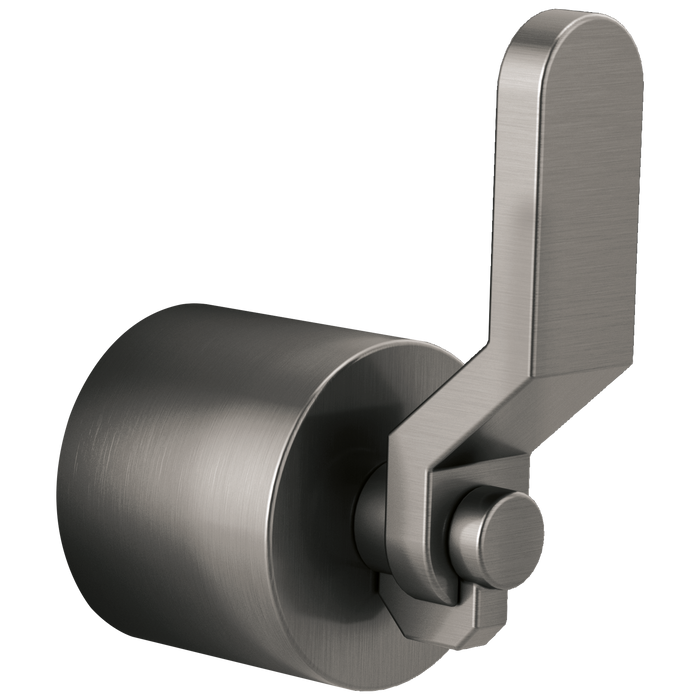 Brizo Litze HL7034 Single-Handle Floor Mount Tub Filler Industrial Lever Handle Kit, luxe steel