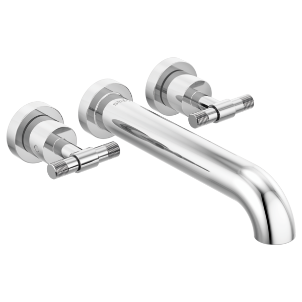 Brizo Litze HL70433 Two-Handle Wall Mount Tub Filler T-Lever Handle Kit, chrome - view 2