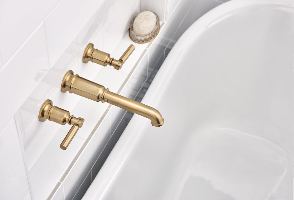 Brizo Invari HL70476 Two-Handle Wall Mount Tub Filler Lever Handle Kit