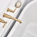 Brizo Invari HL70476 Two-Handle Wall Mount Tub Filler Lever Handle Kit, luxe gold - view 4