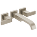 Brizo Siderna HL70480 Two-Handle Wall Mount Tub Filler Lever Handle Kit, brushed nickel - view 2