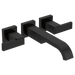 Brizo Siderna HL70480 Two-Handle Wall Mount Tub Filler Lever Handle Kit, matte black - view 2