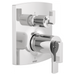 Brizo Kintsu HL7506 TempAssure Thermostatic Valve with Integrated Diverter Trim Lever Handle Kit, chrome - view 2