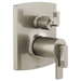 Brizo Kintsu HL7506 TempAssure Thermostatic Valve with Integrated Diverter Trim Lever Handle Kit, luxe nickel - view 2
