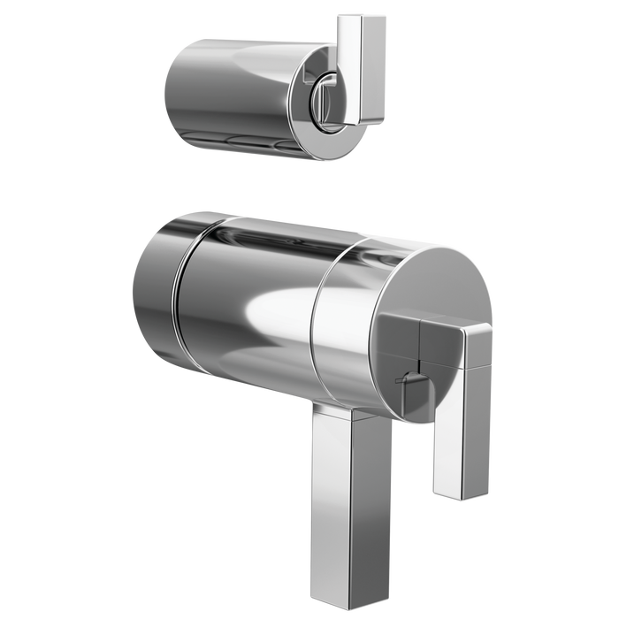 Brizo Frank Lloyd Wright HL7522 TempAssure Thermostatic Valve with Integrated Diverter Trim Lever Handle Kit, chrome