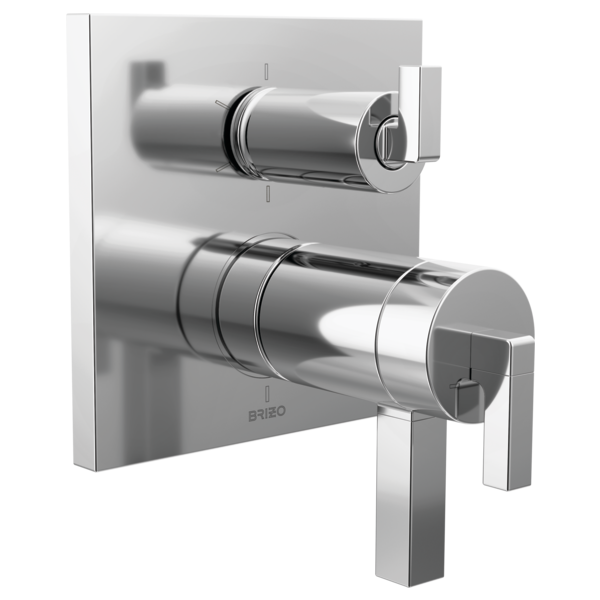 Brizo Frank Lloyd Wright HL7522 TempAssure Thermostatic Valve with Integrated Diverter Trim Lever Handle Kit, chrome - view 2