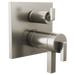 Brizo Frank Lloyd Wright HL7522 TempAssure Thermostatic Valve with Integrated Diverter Trim Lever Handle Kit, luxe nickel...
