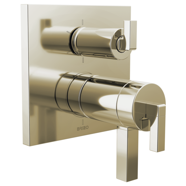 Brizo Frank Lloyd Wright HL7522 TempAssure Thermostatic Valve with Integrated Diverter Trim Lever Handle Kit, polished...