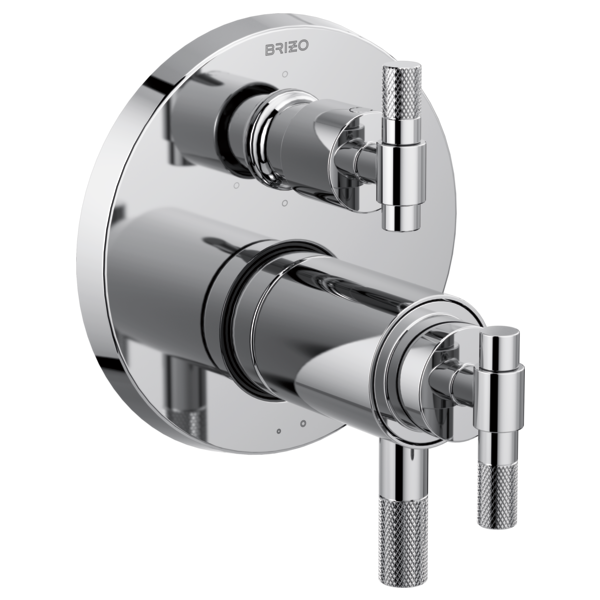 Brizo Litze HL7533 TempAssure Thermostatic Valve With Integrated Diverter T-Lever Handle Kit, chrome - view 2