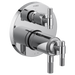 Brizo Litze HL7533 TempAssure Thermostatic Valve With Integrated Diverter T-Lever Handle Kit, chrome - view 3