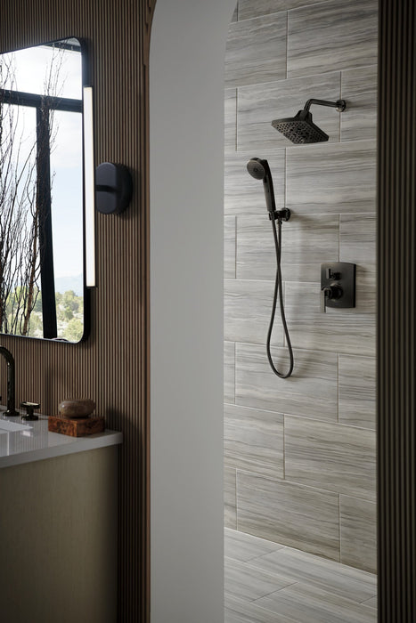 Brizo Kintsu HL75P06 Pressure Balance Valve with Integrated Diverter Trim Lever Handle Kit, brilliance black onyx - view 5