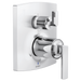 Brizo Kintsu HL75P06 Pressure Balance Valve with Integrated Diverter Trim Lever Handle Kit, chrome - view 2