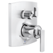 Brizo Kintsu HL75P06 Pressure Balance Valve with Integrated Diverter Trim Lever Handle Kit, chrome - view 3