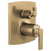 Brizo Kintsu HL75P06 Pressure Balance Valve with Integrated Diverter Trim Lever Handle Kit, luxe gold - view 2
