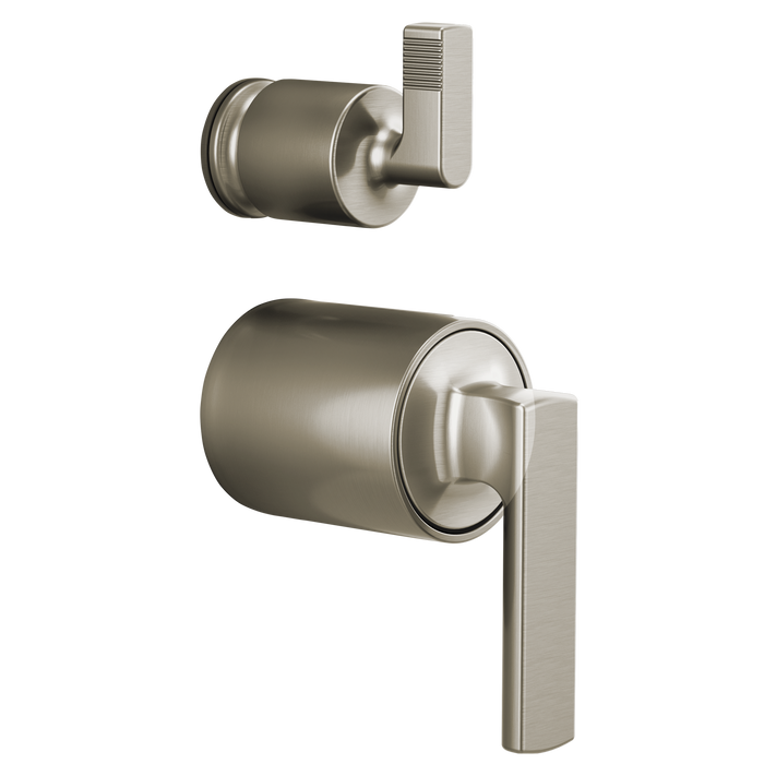 Brizo Kintsu HL75P06 Pressure Balance Valve with Integrated Diverter Trim Lever Handle Kit, luxe nickel