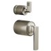 Brizo Kintsu HL75P06 Pressure Balance Valve with Integrated Diverter Trim Lever Handle Kit, luxe nickel