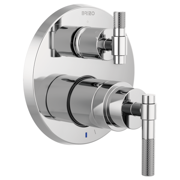 Brizo Litze HL75P33 Pressure Balance Valve with Integrated Diverter Trim T-Lever Handle Kit, chrome - view 3
