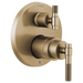 Brizo Litze HL75P33 Pressure Balance Valve with Integrated Diverter Trim T-Lever Handle Kit, luxe gold - view 3