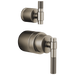 Brizo Litze HL75P33 Pressure Balance Valve with Integrated Diverter Trim T-Lever Handle Kit, luxe nickel