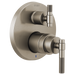 Brizo Litze HL75P33 Pressure Balance Valve with Integrated Diverter Trim T-Lever Handle Kit, luxe nickel - view 3