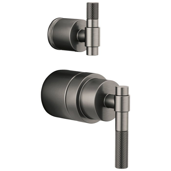 Brizo Litze HL75P33 Pressure Balance Valve with Integrated Diverter Trim T-Lever Handle Kit, luxe steel