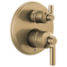 Brizo Invari HL75P76 Pressure Balance Valve with Integrated Diverter Trim Lever Handle Kit, luxe gold - view 2