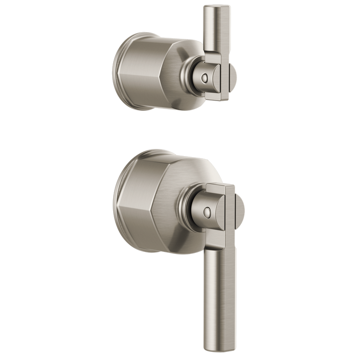 Brizo Invari HL75P76 Pressure Balance Valve with Integrated Diverter Trim Lever Handle Kit, luxe nickel