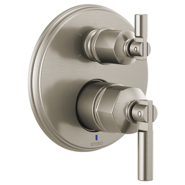 Brizo Invari HL75P76 Pressure Balance Valve with Integrated Diverter Trim Lever Handle Kit, luxe nickel - view 3