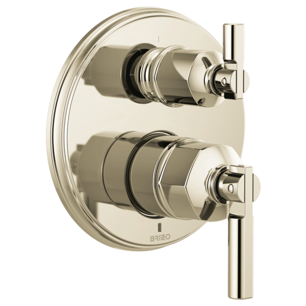 Brizo Invari HL75P76 Pressure Balance Valve with Integrated Diverter Trim Lever Handle Kit, polished nickel - view 2